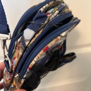 Stylish Blue Multi-Compartment Women’s crossbody Bag